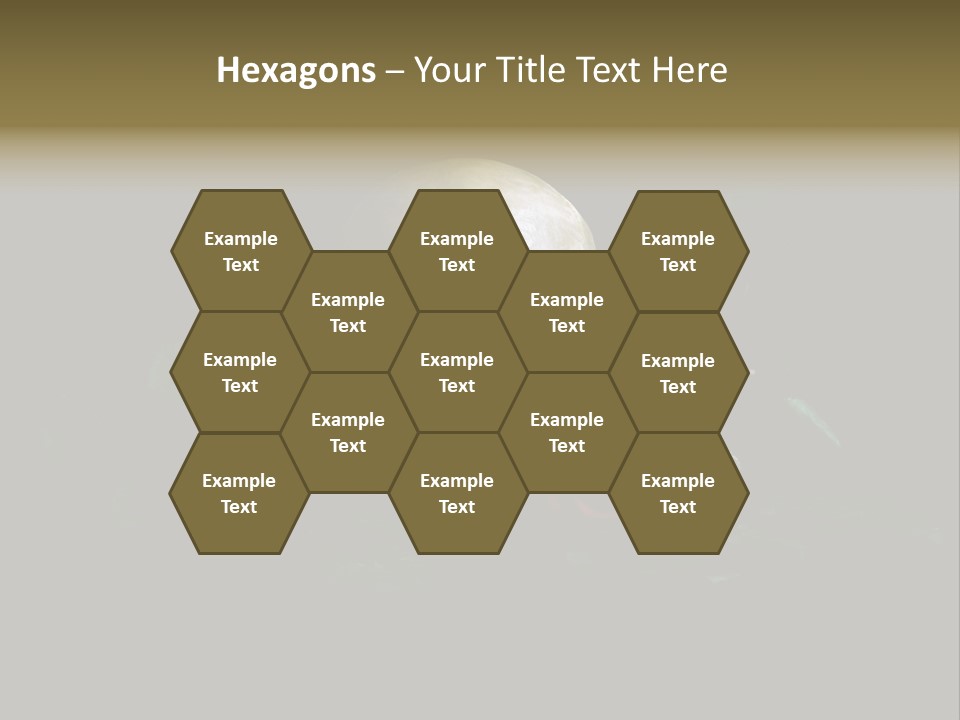 Outline Funeral Plant PowerPoint Template