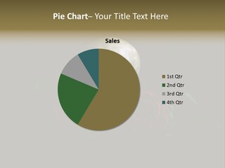 Outline Funeral Plant PowerPoint Template