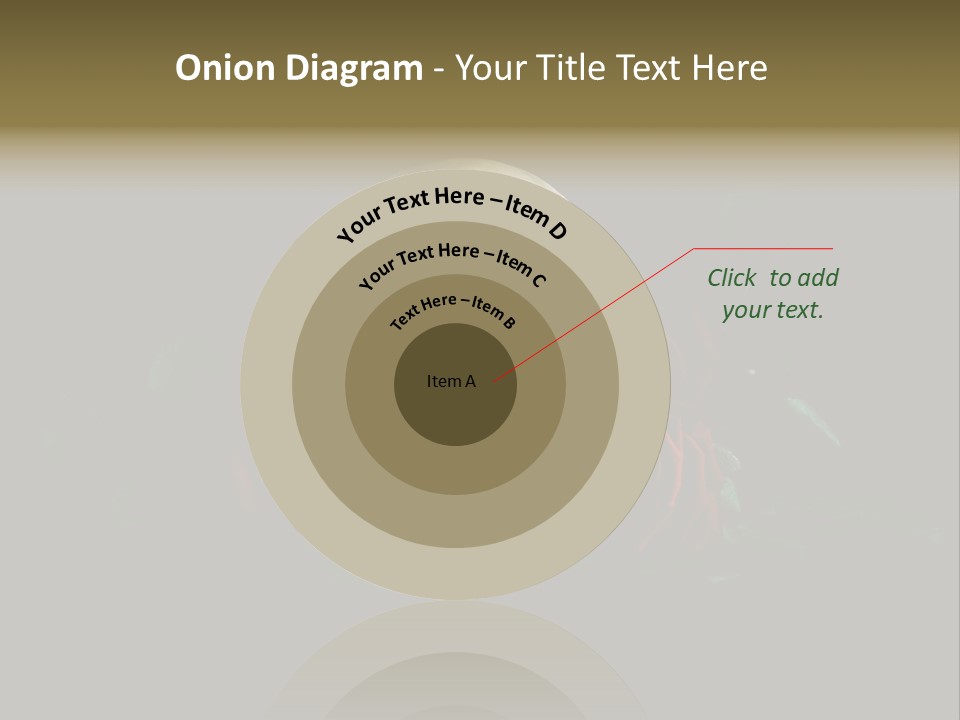 Outline Funeral Plant PowerPoint Template
