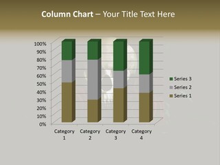 Outline Funeral Plant PowerPoint Template