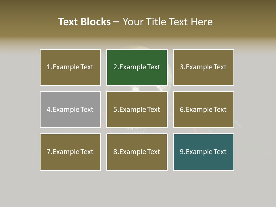 Outline Funeral Plant PowerPoint Template