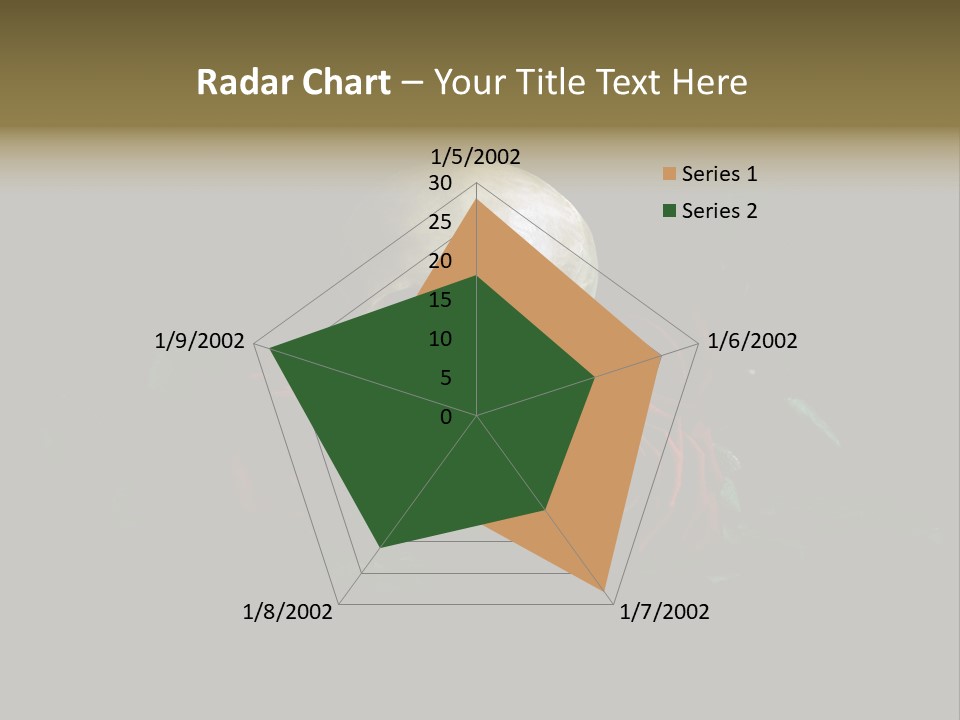 Outline Funeral Plant PowerPoint Template