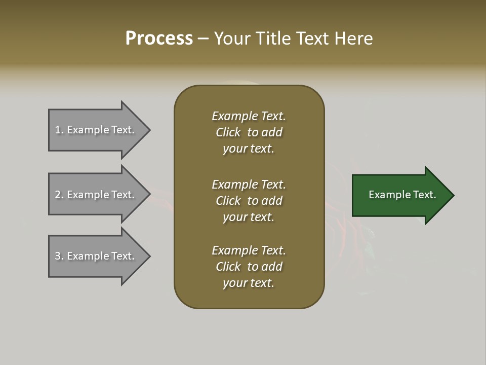Outline Funeral Plant PowerPoint Template