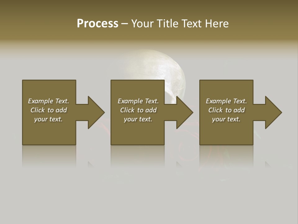 Outline Funeral Plant PowerPoint Template