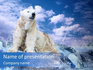 Endangered Swim Sea PowerPoint Template