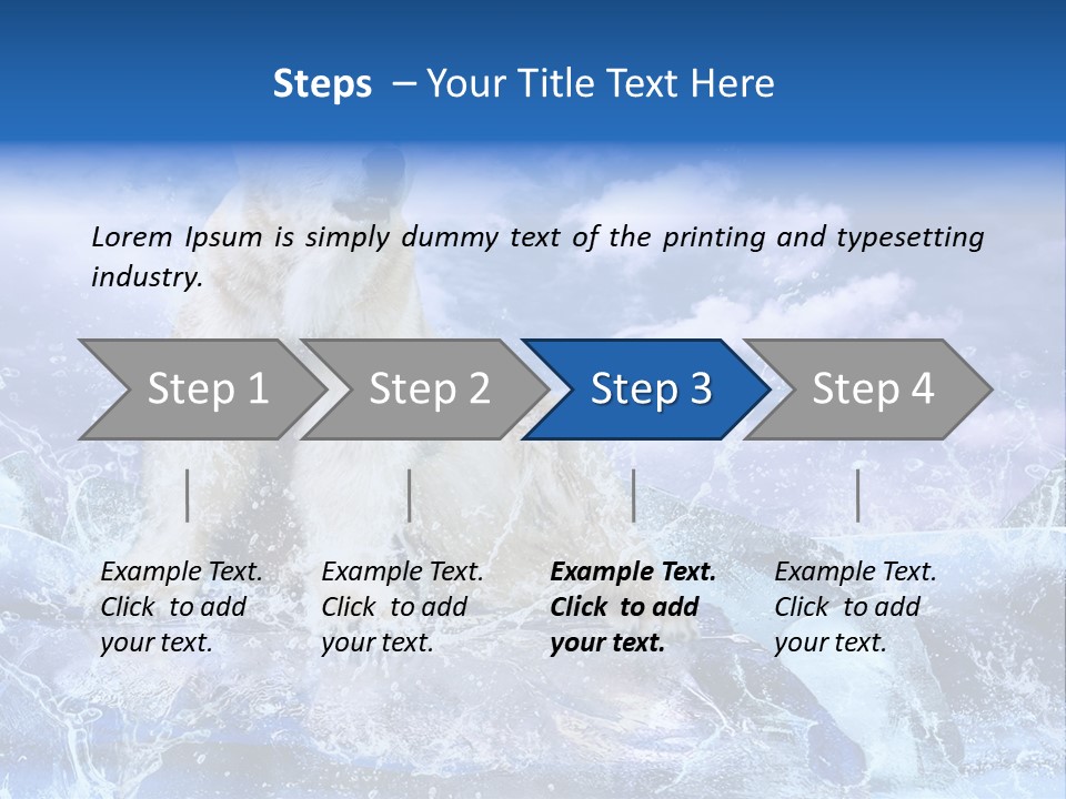 Endangered Swim Sea PowerPoint Template