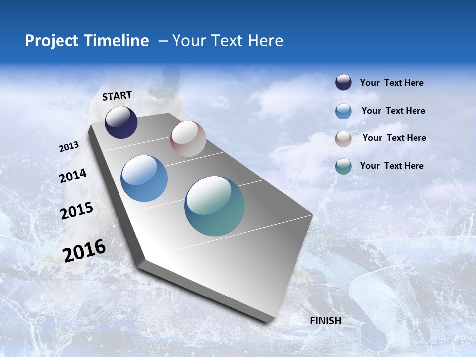 Endangered Swim Sea PowerPoint Template
