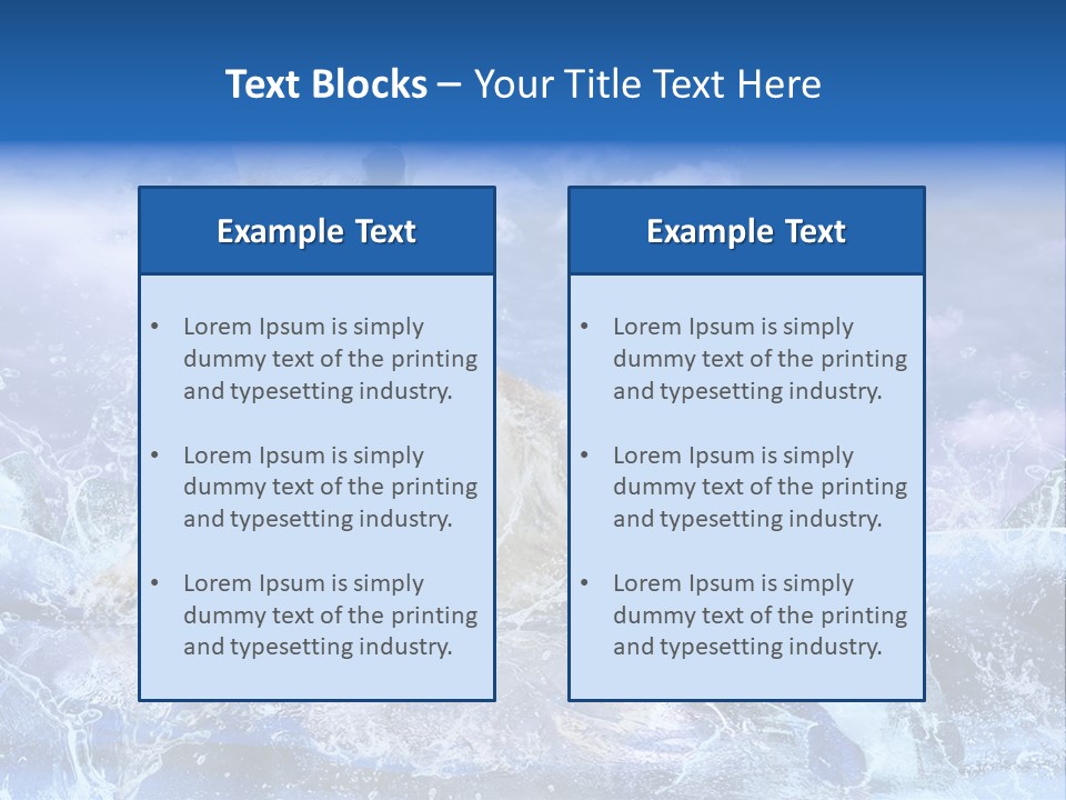 Endangered Swim Sea PowerPoint Template