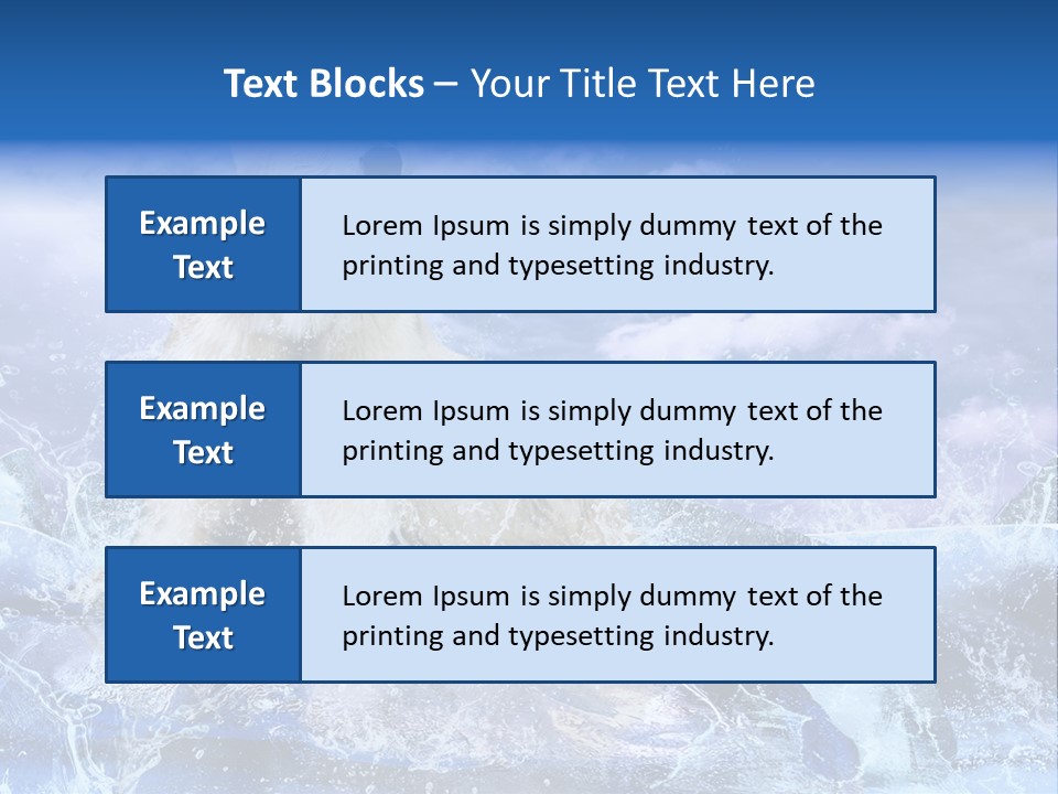 Endangered Swim Sea PowerPoint Template