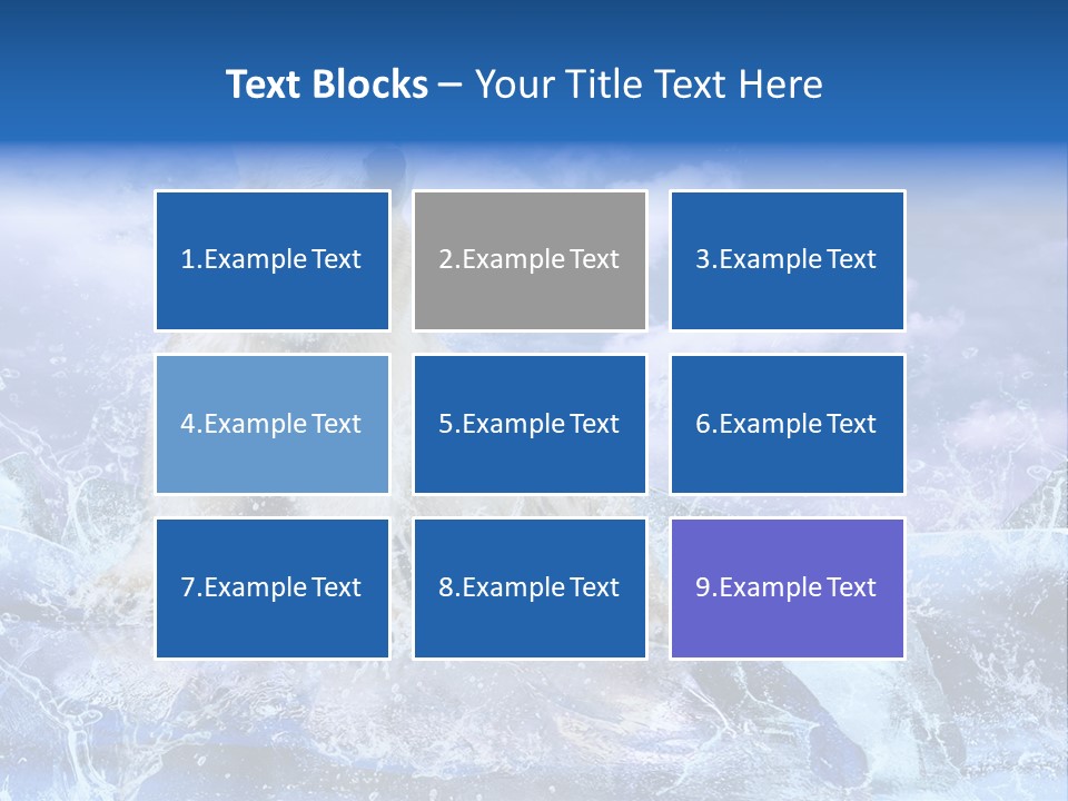 Endangered Swim Sea PowerPoint Template