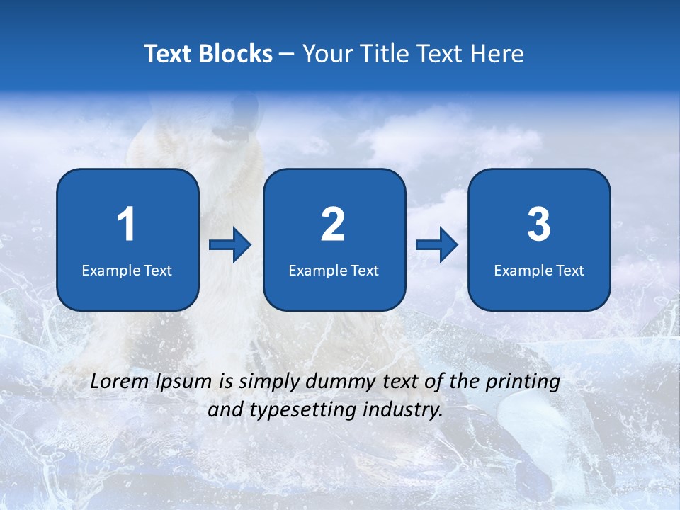 Endangered Swim Sea PowerPoint Template