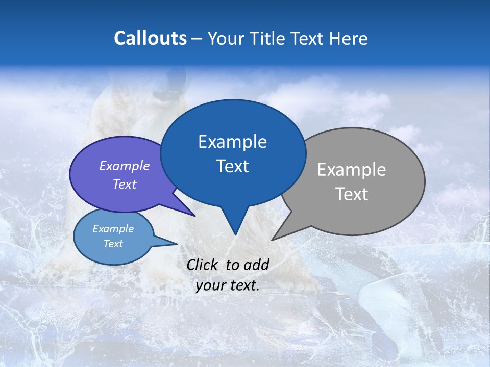Endangered Swim Sea PowerPoint Template