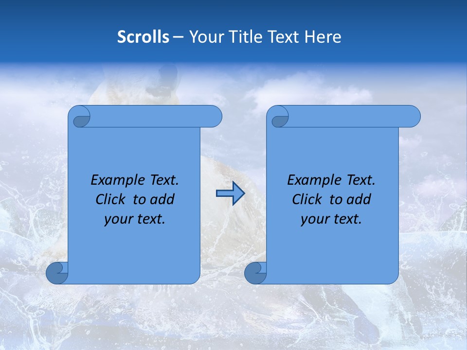 Endangered Swim Sea PowerPoint Template