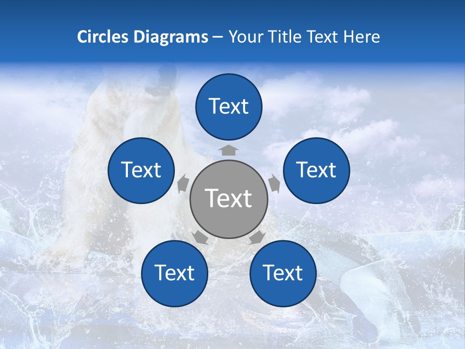 Endangered Swim Sea PowerPoint Template