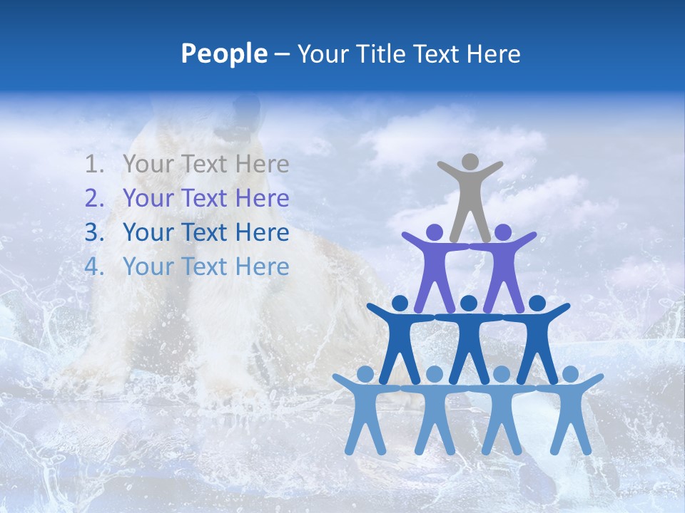 Endangered Swim Sea PowerPoint Template