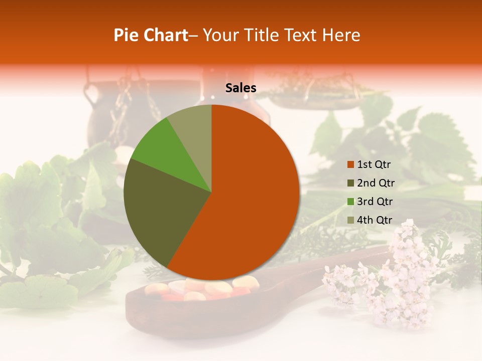 Mortar Medicinal Plantain PowerPoint Template