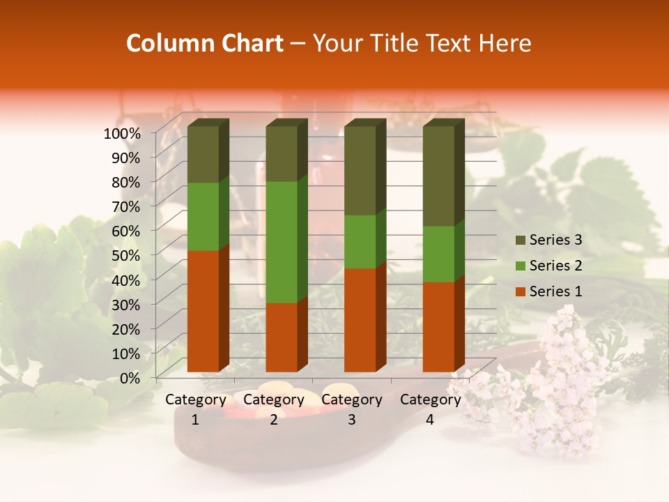Mortar Medicinal Plantain PowerPoint Template