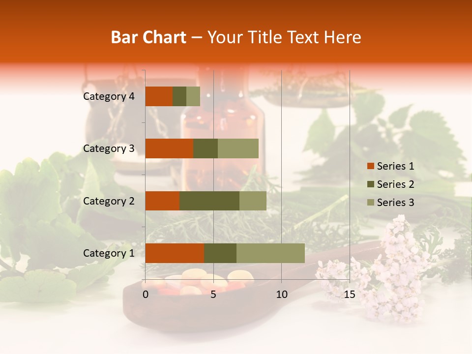 Mortar Medicinal Plantain PowerPoint Template