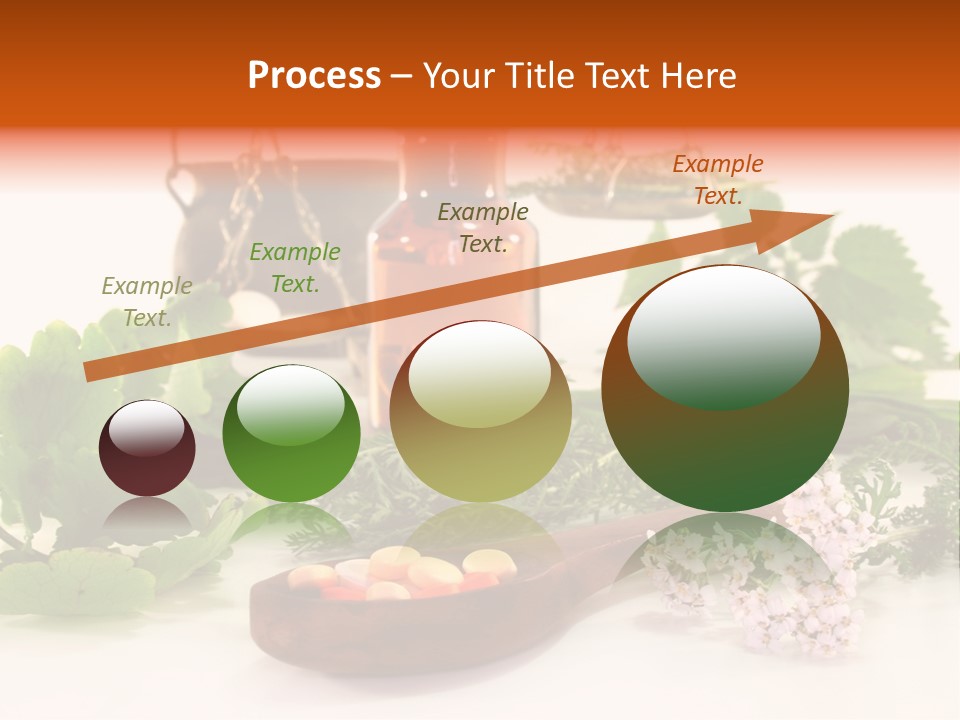 Mortar Medicinal Plantain PowerPoint Template