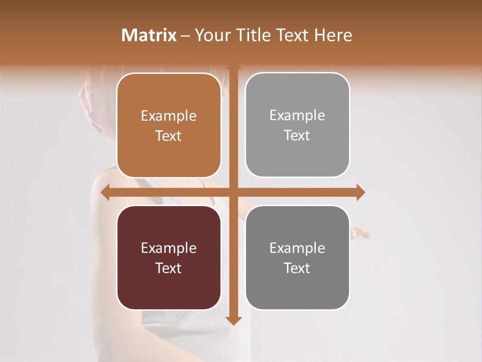 Break Dance Style Female PowerPoint Template