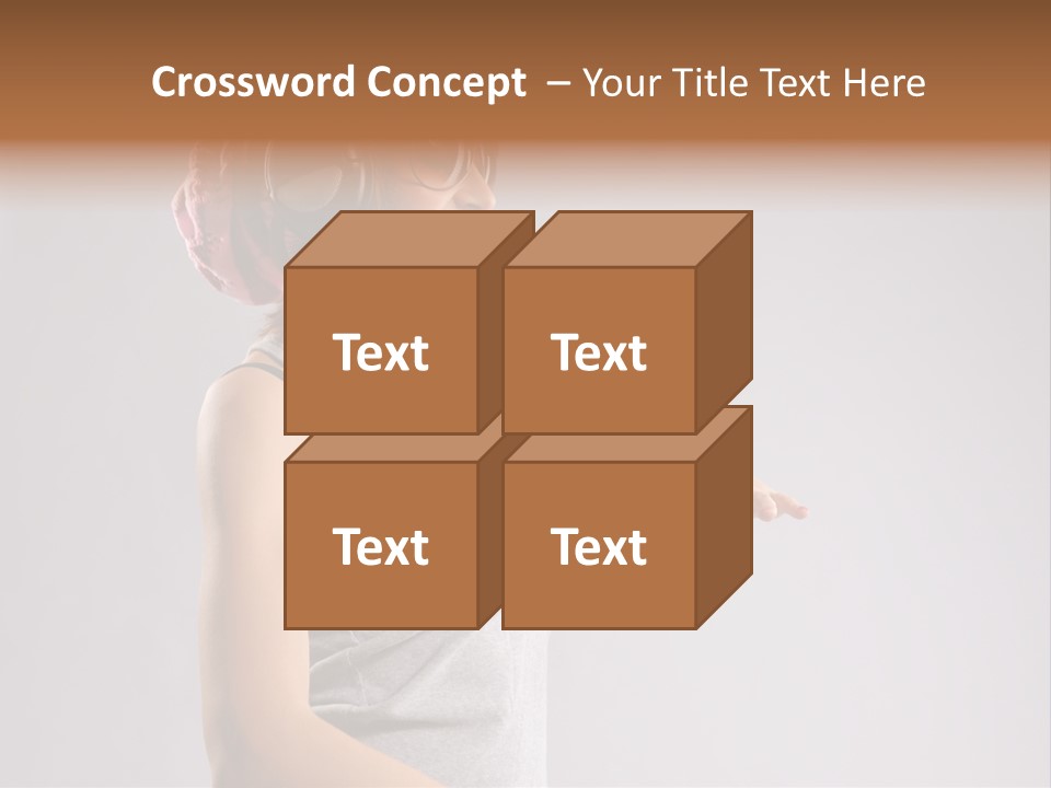 Break Dance Style Female PowerPoint Template