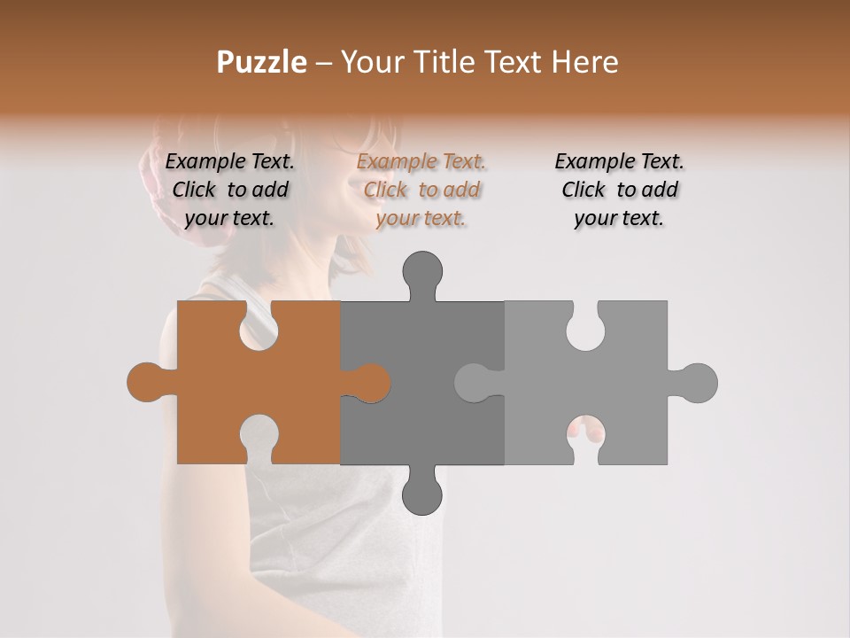 Break Dance Style Female PowerPoint Template