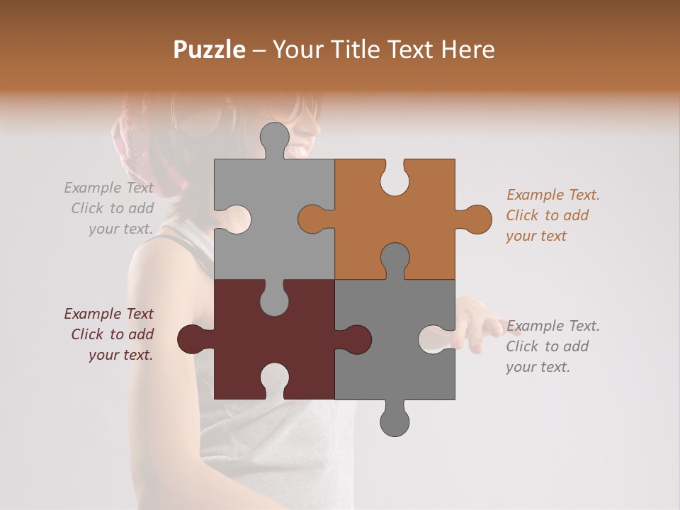 Break Dance Style Female PowerPoint Template