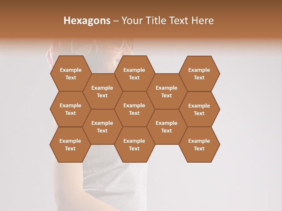 Break Dance Style Female PowerPoint Template