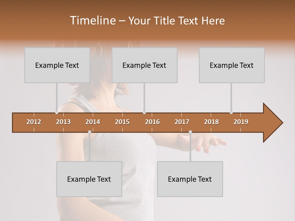 Break Dance Style Female PowerPoint Template