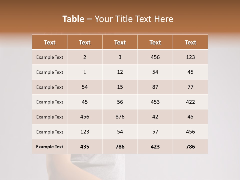 Break Dance Style Female PowerPoint Template