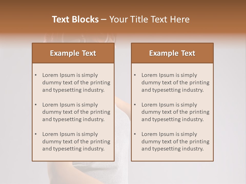 Break Dance Style Female PowerPoint Template