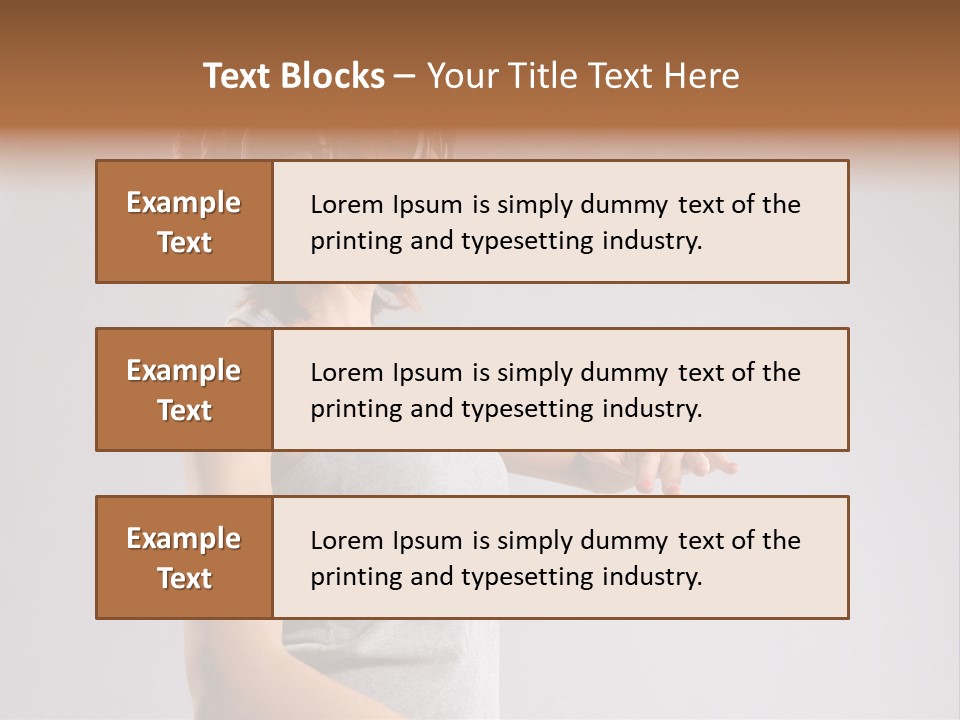 Break Dance Style Female PowerPoint Template