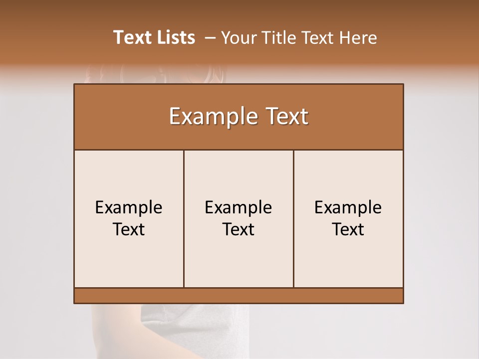 Break Dance Style Female PowerPoint Template