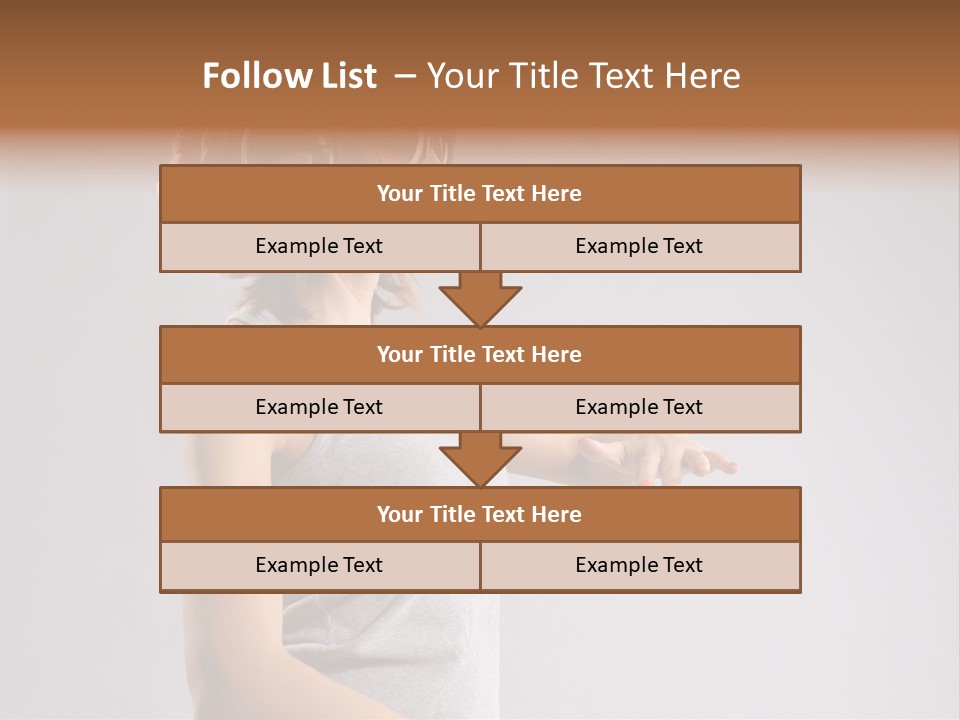 Break Dance Style Female PowerPoint Template