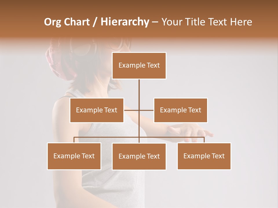 Break Dance Style Female PowerPoint Template