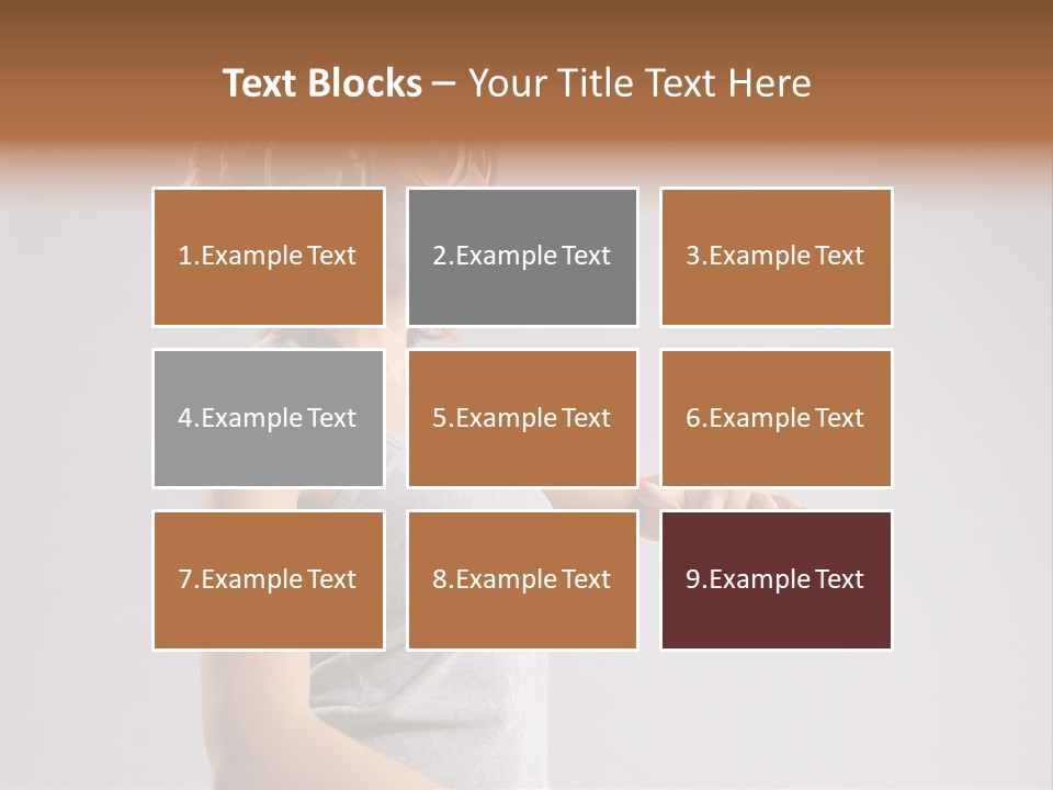 Break Dance Style Female PowerPoint Template