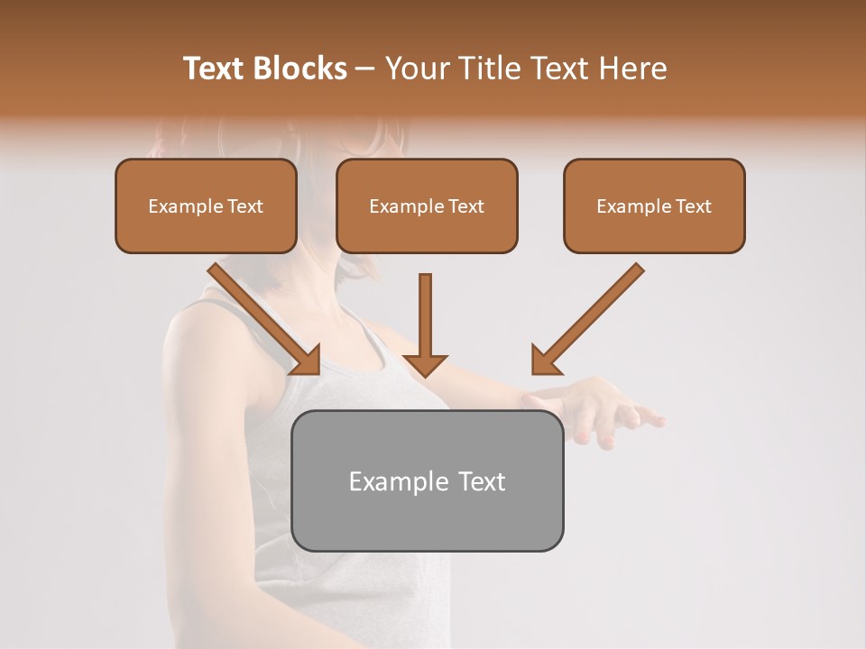 Break Dance Style Female PowerPoint Template