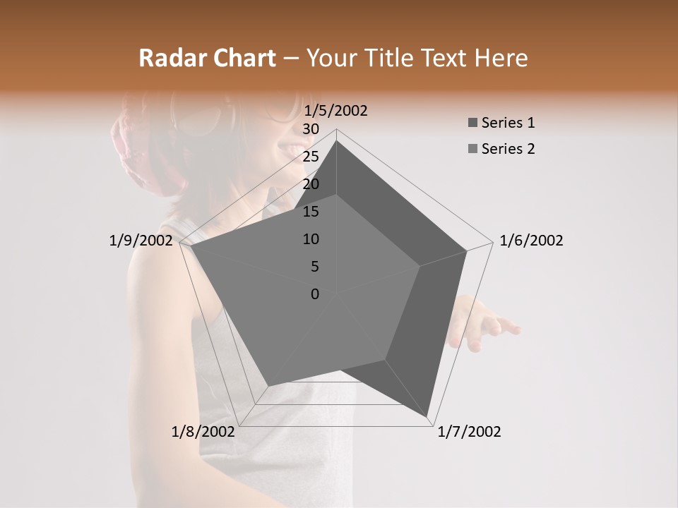 Break Dance Style Female PowerPoint Template