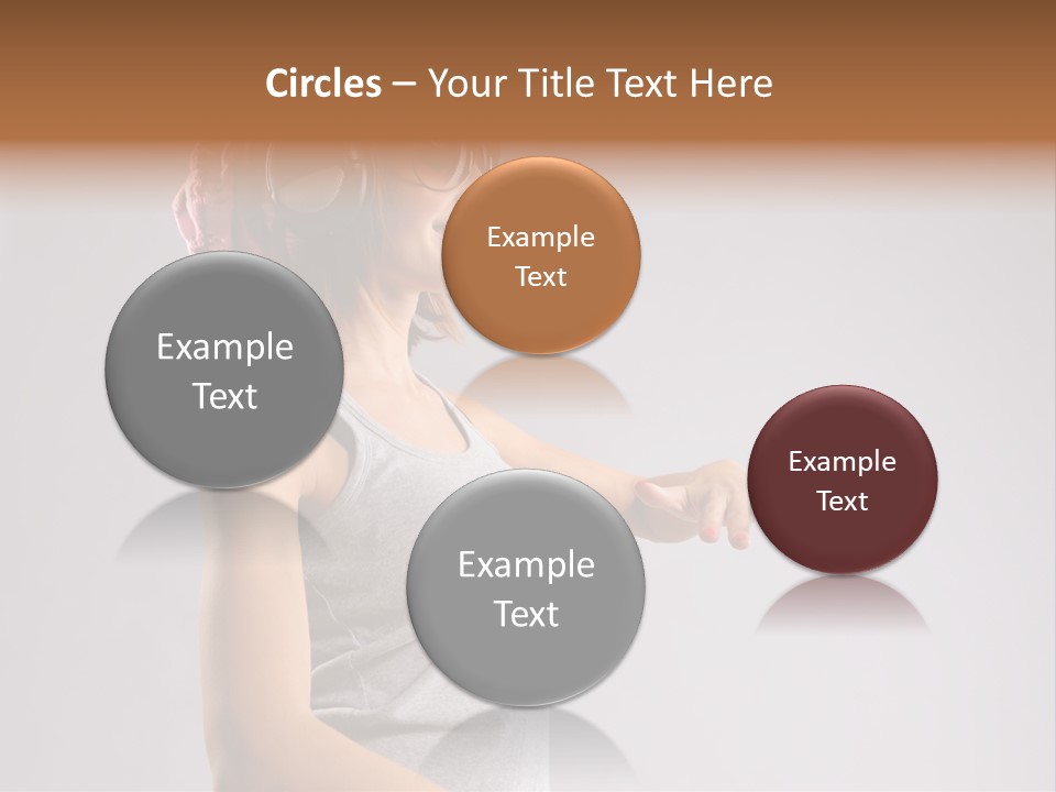 Break Dance Style Female PowerPoint Template