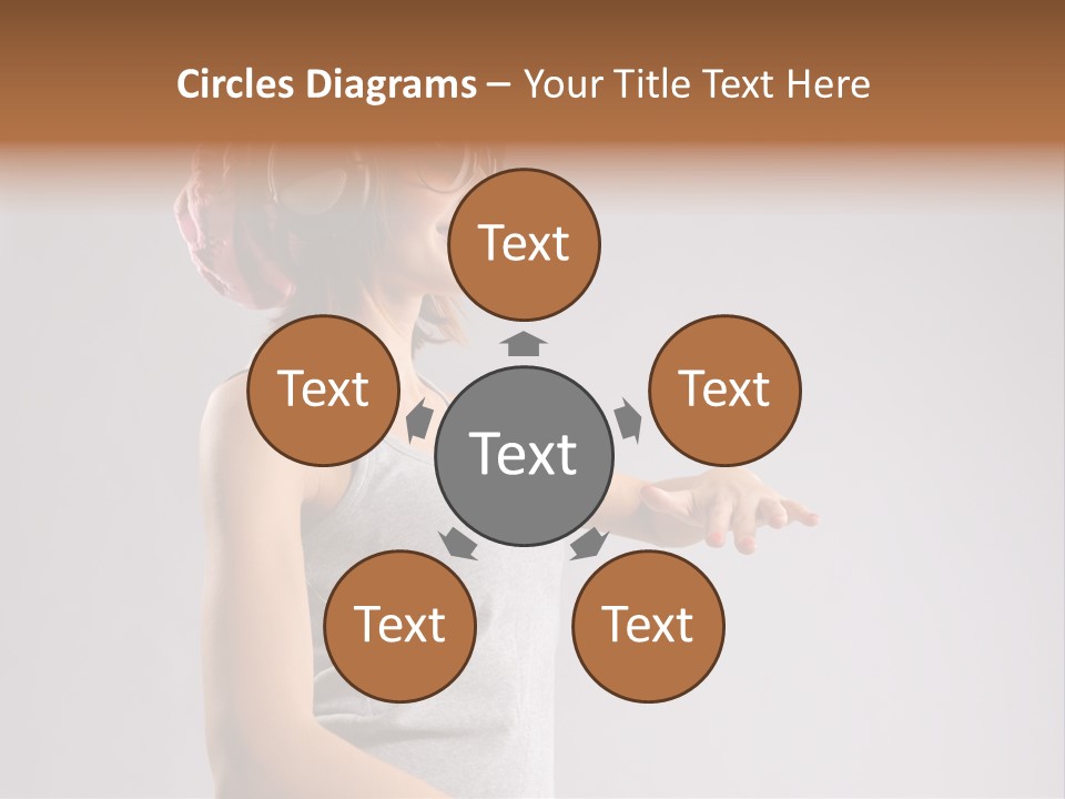 Break Dance Style Female PowerPoint Template