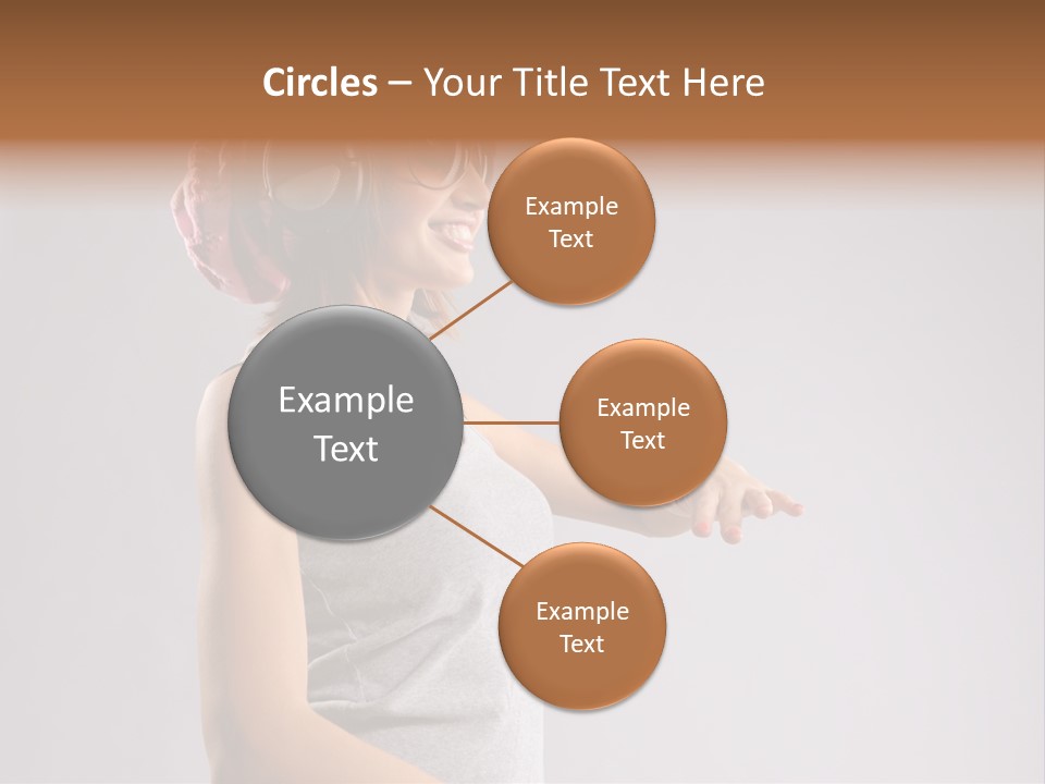 Break Dance Style Female PowerPoint Template