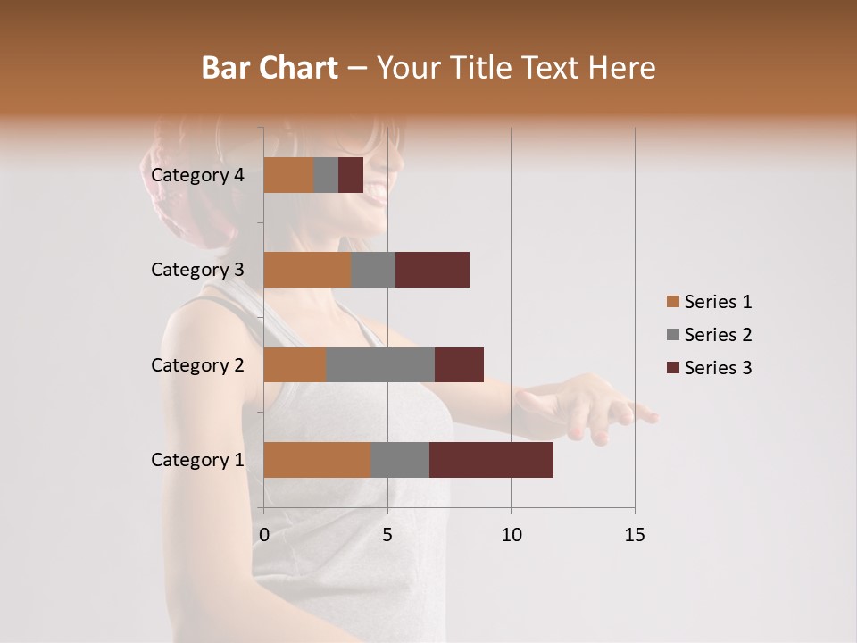 Break Dance Style Female PowerPoint Template