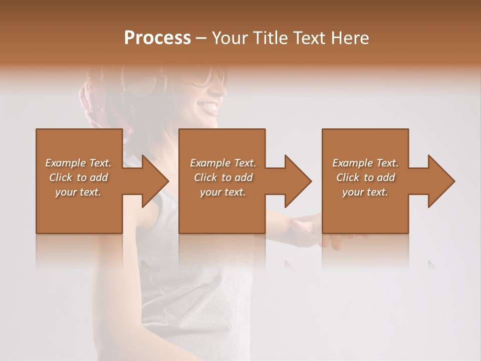 Break Dance Style Female PowerPoint Template