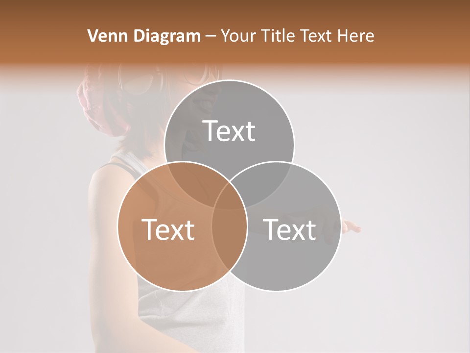 Break Dance Style Female PowerPoint Template