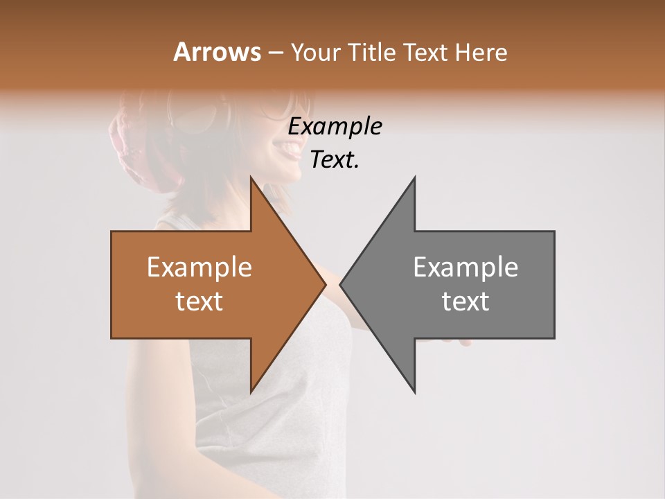 Break Dance Style Female PowerPoint Template