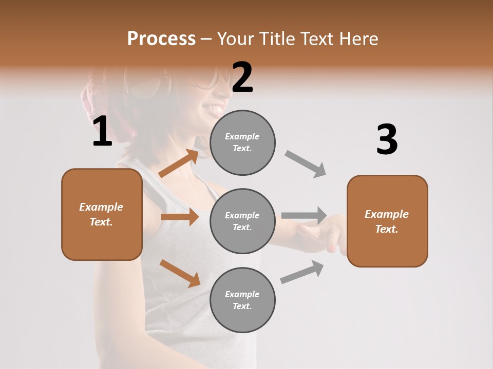 Break Dance Style Female PowerPoint Template