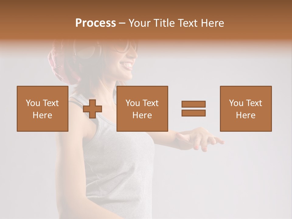 Break Dance Style Female PowerPoint Template