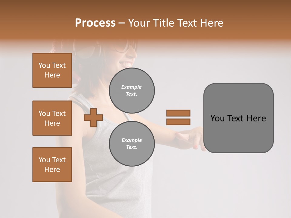 Break Dance Style Female PowerPoint Template