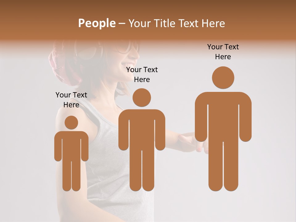 Break Dance Style Female PowerPoint Template