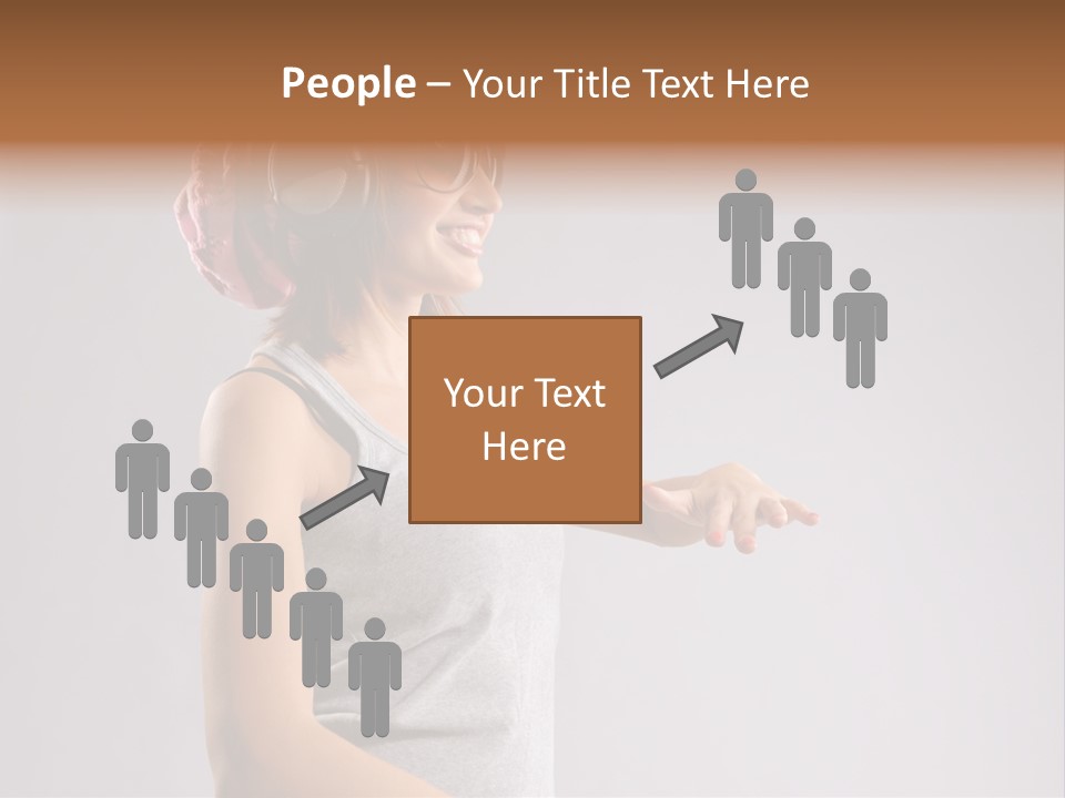 Break Dance Style Female PowerPoint Template